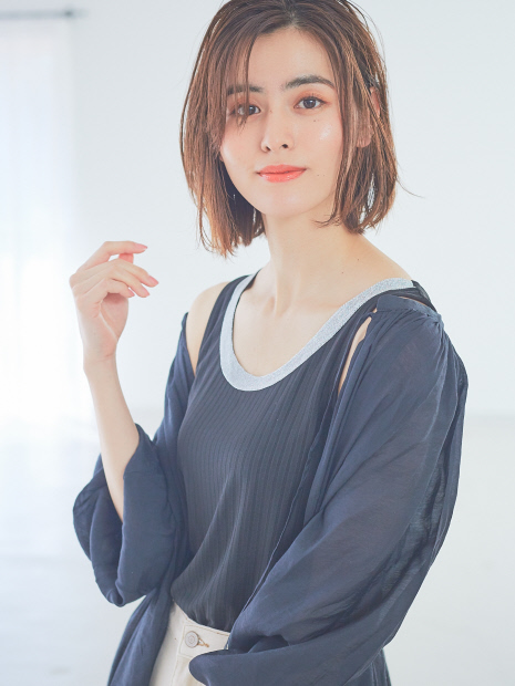 【定番&追加生産】ecru キラキラテレコタンク
