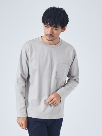 ウールライク バンドカラー シャツ｜OUTLET (MEN'S) / アウトレット