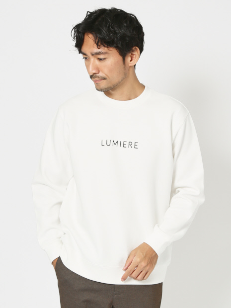 【LUMIERE】シルキー ロゴ プルオーバー