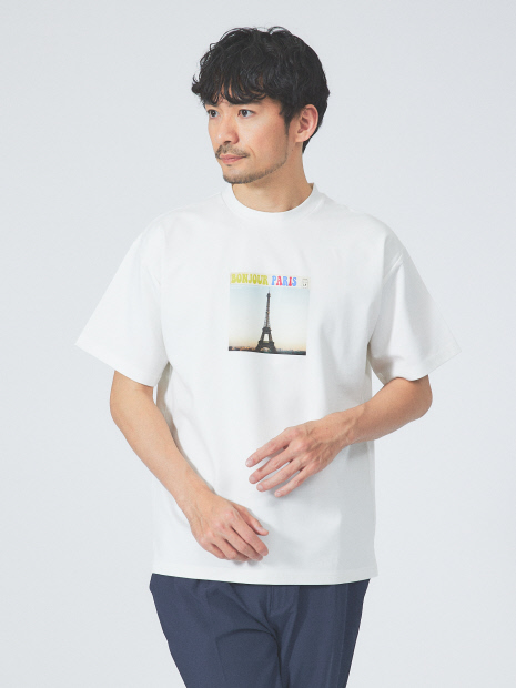 【CITY】フォトプリント ポンチ 半袖 Tシャツ