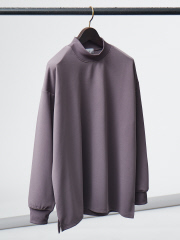 AH ABAHOUSE】ジョーゼット モックネック カットソー / 長袖Tシャツ