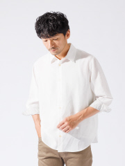 アウトレット (メンズ)
【リネンタッチ】7分袖シャツ