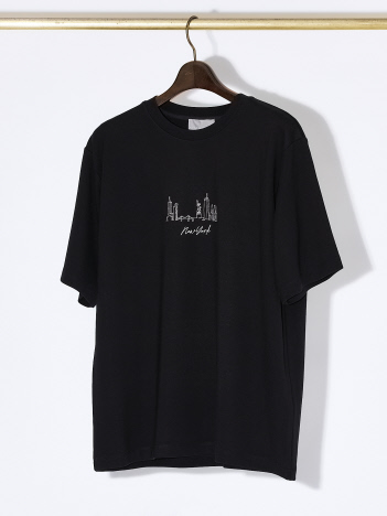 ABAHOUSE GRAY - 【CITY】刺繍 ポンチ Tシャツ