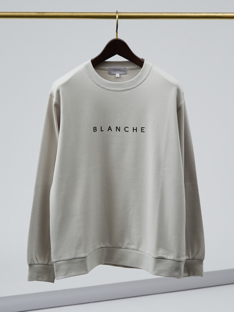 【BLANCHE】ベアポンチ ロゴ 長袖Tシャツ