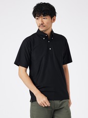 トリコットサッカー ボタンダウン ポロシャツ｜ABAHOUSE GRAY