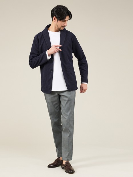 ブークレ ボンディング ショールブルゾン / ストレッチ / 保温性