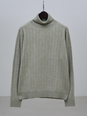 カシミヤタッチ】タートルネック ニット/ ウォッシャブル｜OUTLET