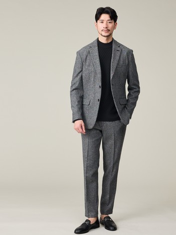 【カシミヤブレンド】ウール ツイルスラックス / セットアップ対応