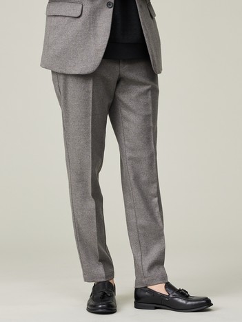 【カシミヤブレンド】ウール ツイルスラックス / セットアップ対応