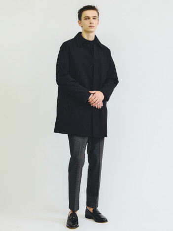 【SORONA】ライナー付 ステンカラーコート / 撥水性 / 2WAY