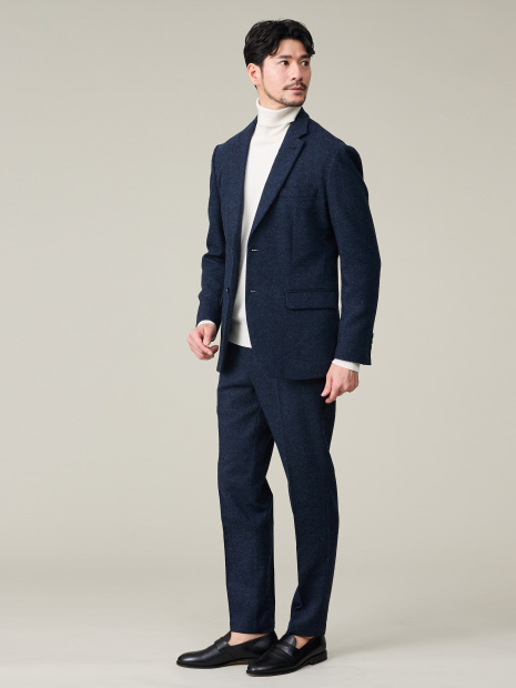 カシミヤフランネルセットアップ ABAHOUSE（アバハウス） ジャケット テーラードジャケット