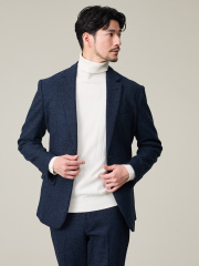 セットアップ対応/FLEX JACKET】サマーツイード ジャケット / サマー