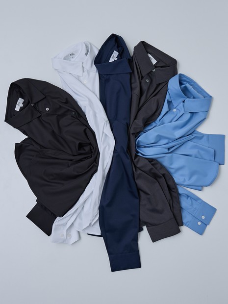 AH ABAHOUSE】ルーズフィット ロングスリーブシャツ｜ABAHOUSE GRAY