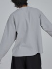 AH ABAHOUSE】モダン カノコ スナップ ヘンリーネック ロングスリーブT