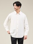 【定番】レギュラーカラーストライプシャツ