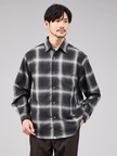 【軽量 / 吸水速乾】セオアルファ オンブレーチェック 長袖シャツ
