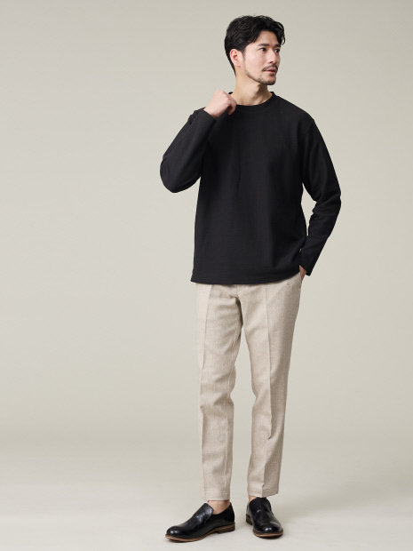 ダブルジャージ 鹿の子 プルオーバー