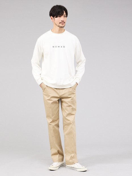 【NOMAD】ベアポンチ ロゴ 長袖Tシャツ