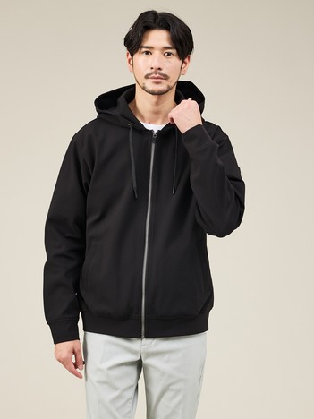【SMART CLOSET】ハイゲージ ポンチ ジップパーカー / セットアップ対応