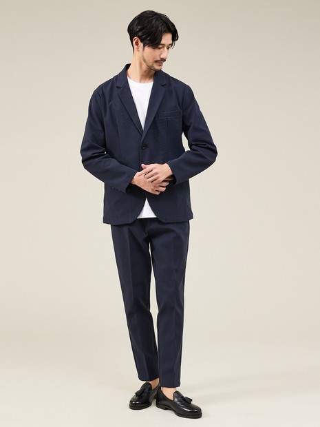 【SMART CLOSET】ハイゲージ ポンチ ジャケット / セットアップ対応