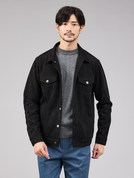 スエードライク】トラッカー ジャケット【予約】｜ABAHOUSE GRAY