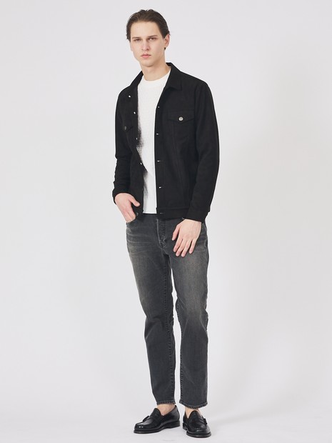 【スエードライク】トラッカー ジャケット