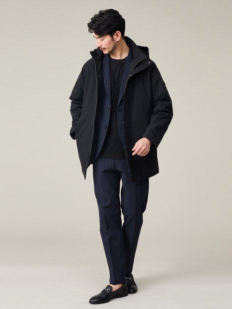 【SMART CLOSET】フーデッド スタンドブルゾン