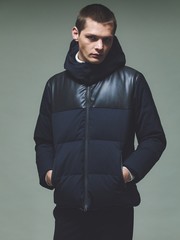 数量限定】フーデット レザー ダウンジャケット｜5351POUR LES HOMMES