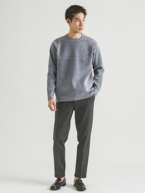 【QUEST / ワンポイントロゴ】モールリンクス ニット