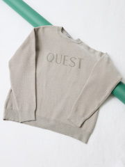 アバハウス グレイ
【QUEST / ワンポイントロゴ】モールリンクス ニット【予約】