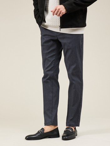 【ハイパーストレッチ】ツイル柄 イージースラックス