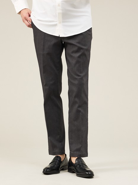 【ハイパーストレッチ】ツイル柄 イージースラックス