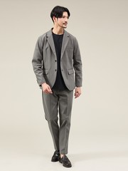 新品　ボンポワン 2A セットアップ 90cm 上下セット襟付き グレー l7 ABAHOUSE GRAY セットアップ 「上下2点セット」COOL DRY TOUCH