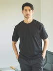 【SMART CLOSET】シルケット天竺 ワイドリブ Tシャツ / 接触冷感 / 遮熱