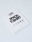 【SMART CLOSET/2枚セット】接触冷感 シルケット天竺 クルーネック パックTシャツ / WEB限定