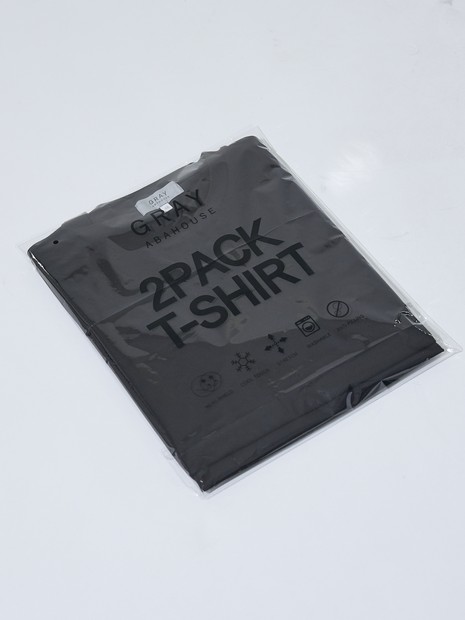 【SMART CLOSET/2枚セット】接触冷感 シルケット天竺 クルーネック パックTシャツ / 自社限定