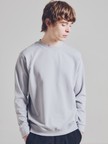 【SMART CLOSET】シルキータッチ モックネック 長袖Tシャツ