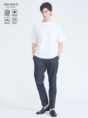【抗菌防臭/UVカット】シルキーポンチ 半袖Tシャツ