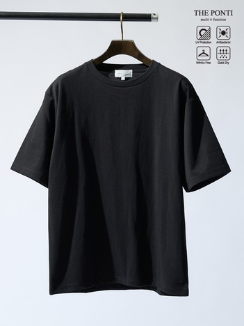 【抗菌防臭/UVカット】シルキーポンチ 半袖Tシャツ