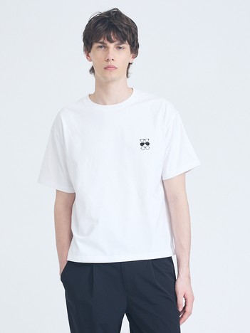 【アイコン刺繍】ボックスシルエット Tシャツ