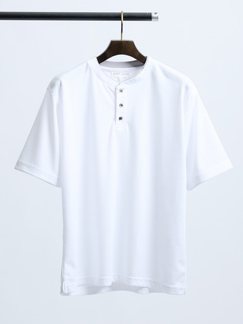 サカリバ レイヤード ヘンリーネック Tシャツ