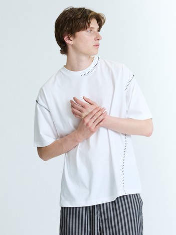 ハンドステッチ 半袖Tシャツ