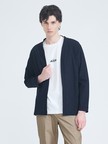 【接触冷感】メッシュ ボタンレス カーディガン