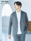 【SMART CLOSET】接触冷感 カットメッシュ ジャケット / セットアップ対応