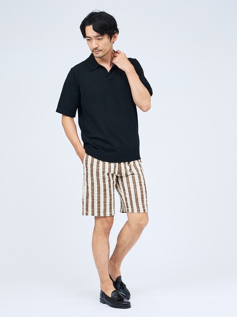 ストライプ柄】リゾート ショーツ/ショートパンツ｜OUTLET (MEN'S