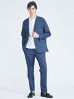 【上下2点セット】COOL DRY TOUCH セットアップ/スーツ ジャケット＆スラックス