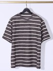 メランジボーダー 半袖Tシャツ