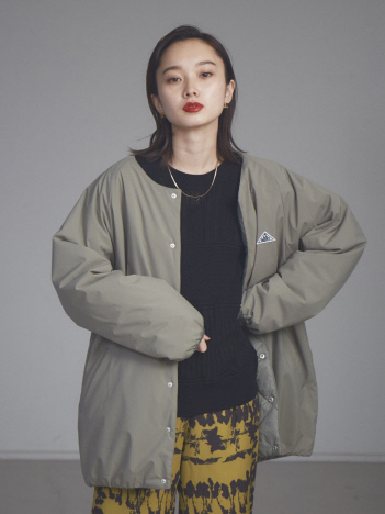 NOMINE - 【展開店舗限定】【GERRY別注】リバーシブルノーカラーブルゾン
