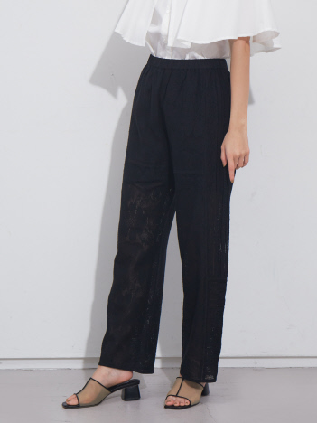 OUTLET (Ladie's) - 【WEB限定】レースドッキングパンツ