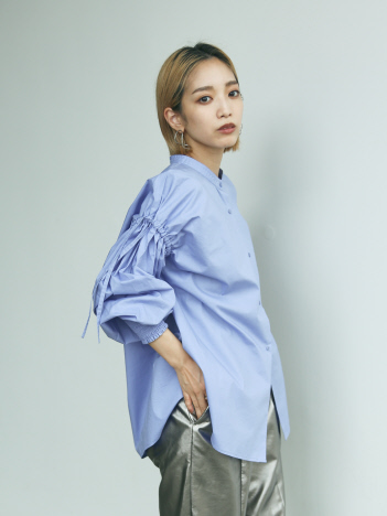 ドロストシャーリングシャツ